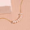 Elegant Y2K Accessories Freshwater Pearl Charm Pendant Necklace Stainless Steel Chain For Woman - Image 6