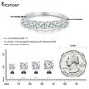 Iris Ring Lace Band Silver Half Eternity Stackable Ring for Women Engagement Retro Gift - Image 5