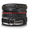 Bracelet Viking Bracelet For Men Hand Bracelets Woven Skull Hand Jewelry Adjustable Leather Set viking man bracelet - Image 29