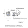 Round Cubic Zirconia Copper Clip Earrings For Women Gold Color Crystal Metal Earring Party Wedding Daily Jewelry - Image 6