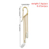 Long Tassel Geometric Imitation Pearl Chain Clip Earrings No Pierced Ear Cuff Cartilage Elegant Female Women Jewelry - Image 22