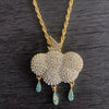 Men's Personality Is Cool, Ha's Large Wing Pendant, Copper Inlaid Zircon Street Necklace - Image 9