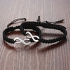 2Pcs/Set Multicolor Number 8 Infinity Lucky Bracelet For Women Men Friendship Handmade Braided Rope Charm Couple Bracelet Gifts - Image 2