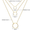MinaMaMa Stainless Steel Chain Pentacle Star Round Coin Moon Bar Pendants Necklaces For Women Multi Layered Necklaces - Image 11