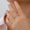 Cazador Adjustable Beads Twisted Rope Thin Rings for Women Stainless Steel Kpop Jewelry Gold Plated Open Finger Rings - Image 5