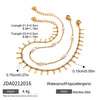 Ball Pendant Earrings Stainless Steel Gold Plated Jewelry Gift Ring Hoop Earrings For Women - Image 24