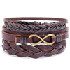 Classic Hand-Woven Leather Bracelet Multilayer Men Bracelets Punk Beads Bangle for Friend Charm Jewelry Gifts - Image 37