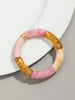 Chunky Acrylic Tube Bead Bangle with Multicolor Options - Image 15