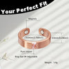 Simple Magnetic Rings for Women Copper Material Design Comfortable Fit for Fingers Valentine and Mother's Day Jewelry - Image 5