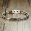 Locomotive Men Double Link Chain Bracelet Polish Color Stainless Steel Punk Biker Pulseira Masculina Jewelry To Boyfriend - Image 4
