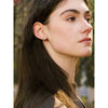 Shiny Cubic Zirconia Round Stud Earrings Stainless Steel Daily Jewelry Accessories - Image 5