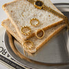 Stackable Water Drop Cubic Zirconia Ring in Gold-Tone Stainless Steel - Image 4