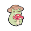 Cartoon Frog Enamel Pins Cute Mushroom Music Frog Animal Brooch Backpack Lapel Badge Jewelry Gift for Friends - Image 11