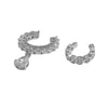 Stainless Steel Zircon Star C Shape Clip Earrings for Women Crystal Ear Cuff Without Piercing Girl Sweet 2000S Jewelry - Image 11