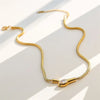 316L Stainless Steel Sparkling Zirconia Necklace For Women Neck Chain Collar Jewelry - Image 11