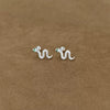 Silver Flash Diamond Small Snake Earrings Men And Women Personality Unique Earrings Party Jewelry - Image 7