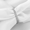 Full Small CZ Zircon Channel Setting Stainless Steel Engagement Rings for Women - Image 6