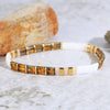 Adjustable Tila Bead Bracelet with Metal Chain and Multiple Color Patterns - Image 5