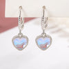 Moonstone Pearl Pendant Hoop Earrings For Women Jewelry Niche Girls Gifts Party Earring - Image 2