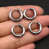 Stainless Steel Hoop Earrings with 3 mm to 5 mm Bands in Multiple Sizes - Image 12