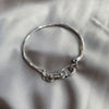 Silver Bracelet Bangle Vintage Open Lock Geometric Punk For Woman Girl Jewelry Gift - Image 5