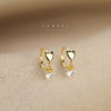 Sell Silver Zircon Earrings for Women Silver Ear Studs Initial Earrings - Image 8