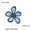 Enamel Acrylic Flower Brooches for Women Unisex Plant Pins Casual Party Accessories Year Gifts Friend - Image 3