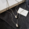 Minimalist Long Teardrop Charm Pendant Necklace for Women Autumn Winter Sweater Chain Y2K Accessory Jewelry Gift - Image 2