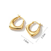 Geometric Twisted Hoop Earrings in Gold-Tone or Silver-Tone - Image 20