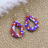 Small Earrings National Flag Colors Water Drop Earrings for Women Handmade Beads Crystal Earrings Gift Jewelry - Image 25