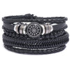 Classic Hand-Woven Leather Bracelet Multilayer Men Bracelets Punk Beads Bangle for Friend Charm Jewelry Gifts - Image 9