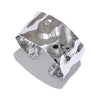 Wide Stainless Steel Cuff Bracelet in Gold-Tone or Silver-Tone - Image 6