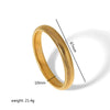 Gold Plated Stainless Steel Elastic Bracelet for Women Personality Hiphop Punk Cuff Party Jewelry - Image 15