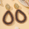 Big Water Drop Shape Drop Earrings For Women Colorful Beads Handmade Threading Crystal Long Earrings Jewelry Gift - Image 23