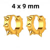 1 Pair Minimalist Punk Black Stainless Steel Male Piercing Hoop Earring for Women Teens Party Accessories for women - Image 14