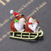 Christmas Classic Rhinestone Reindeer Brooches for Women Unisex Enamel Animal Pins Office Party Friend Gifts Jewelry Accessories - Image 16