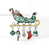 Crystal Christmas Rhinestone Brooches, Santa Reindeer Xmas Lapel Pins, Holiday Clothing Backpack Decor, Festive Jewelry Gifts - Image 25