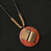 Retro Wooden Collar Decoration Female Jewelry Neck Accessories Clothing Pendant Necklace Sweater Necklace Sweater Chain - Image 26