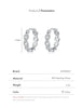 MODIAN Solid 925 Sterling Silver Infinite Love Sparkling CZ Hoop Earrings Original Design For Women Wedding Fine Jewelry Gifts