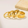 Simple Tungsten Carbide Ring for Women, 2mm/4mm/6mm Stackable Plain Wedding Band - Image 3