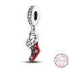 Christmas Series Charms Beads Silver Christmas Tree Snowman Elk Charm Fit Bracelet Pendent Women Jewelry - Image 13