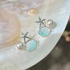Korean Style Cute Blue Planet Star Clip on Earrings Women Mini Heart Moon Star Ear Clips Without Pierced Earrings for Kids Girls - Image 17