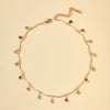 Simple Candy Color Tassel Necklace for Women Aesthetic All-match Pendant Jewelry Choker Neck Accessories Gift Chain - Image 8