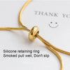 Simple Design Stainless Steel Pull-out Adjustable Bracelet Golden Color Snake Chain Bangle for Women Girl Men Beads Jewelry Gift - Image 5