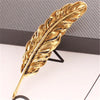 Large Leaf Brooch Feather Pin Men Overcoat Accessories Brooches for Women Jewelry - Image 7
