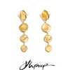 Casual Stainless Steel Round Chain Drop Long Hanging Earrings Golden Pvd Plated Daily Versatile Wear Jewelry - Image 1