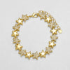 Chunky Fuchsia Crystal Star Bracelets for Women Gold Plated Pentagram Bracelets Dainty Jewelry Gifts - Image 6