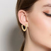 Silver Color Gold Pearl Bee Irregularity Star Moon Earrings For Women Jewelry Birthday Gifts - Image 5