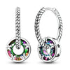 Small Hoop Earrings with Butterfly and Heart Motifs - Image 18