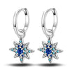 Women's Silver Snowflake Christmas Sparkling Zircon Winter Earrings Fit For Engagement Parties Jewelry - Image 14